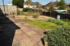 Rear view garden- click for photo gallery